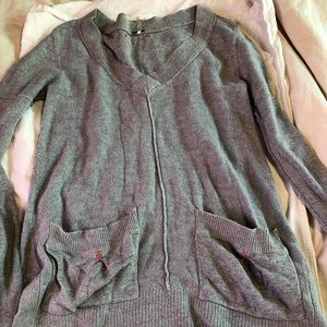 Free People Long V-neck Sweater